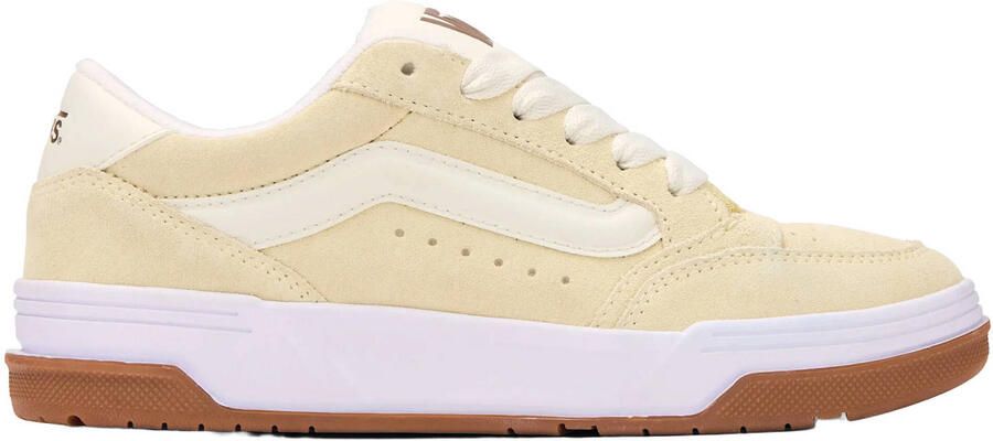 VANS Hylande suede sneakers lichtgeel wit