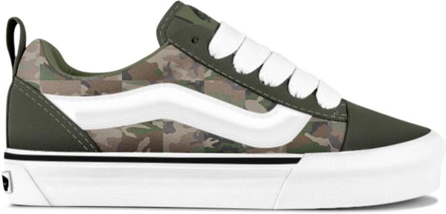 VANS Knu Skool katoenen sneakers donkergroen groen