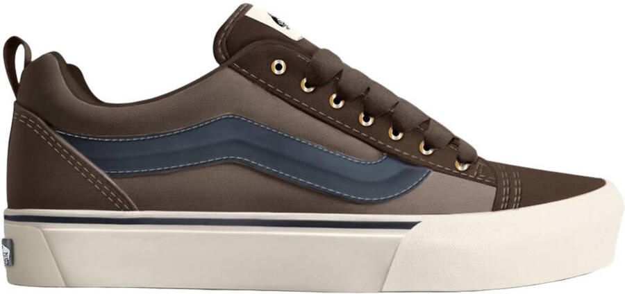 Vans KNU skool leren sneakers bruin donkerbruin