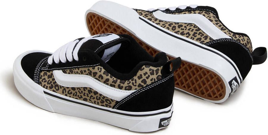 VANS Knu Skool sneakers zwart beige - Foto 2
