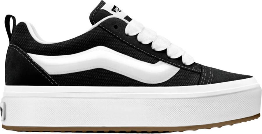 VANS Knu Skool Stacklite suède sneakers zwart wit