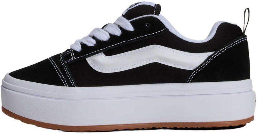 VANS Knu Skool Stacklite suède sneakers zwart wit - Foto 3