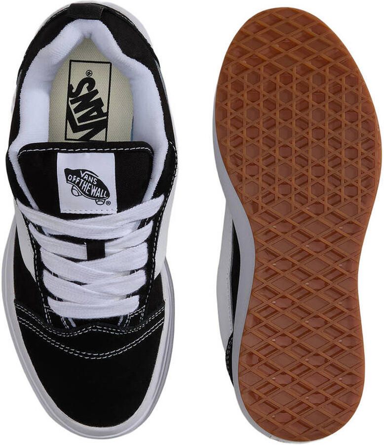 VANS Knu Skool Stacklite suède sneakers zwart wit - Foto 2