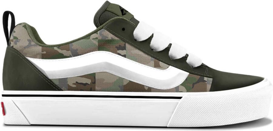 VANS Knu Skool suède sneakers donkergroen groen