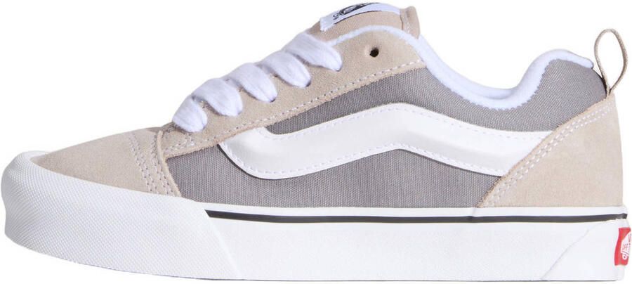VANS Knu Skool suede sneakers grijs roze - Foto 3