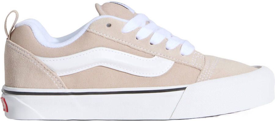VANS KNU Skool suede sneakers lichtgeel wit