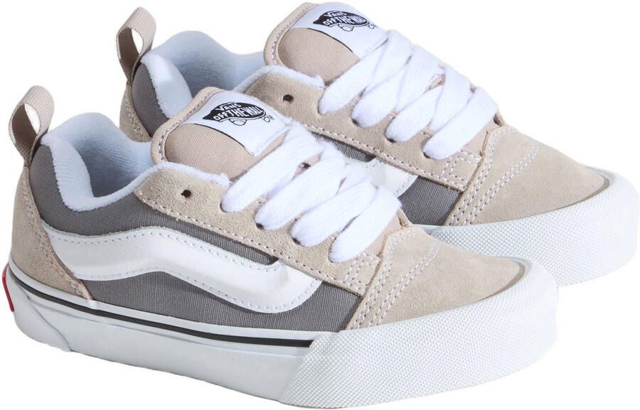 VANS Knu Skool suede sneakers roze grijs - Foto 3