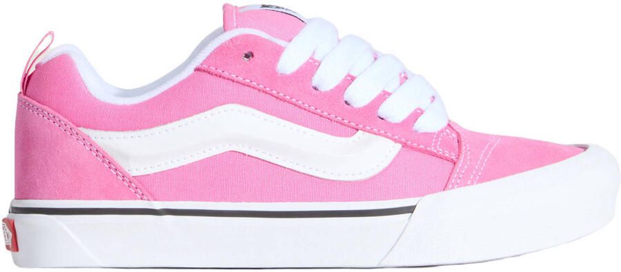 VANS KNU Skool suede sneakers roze wit