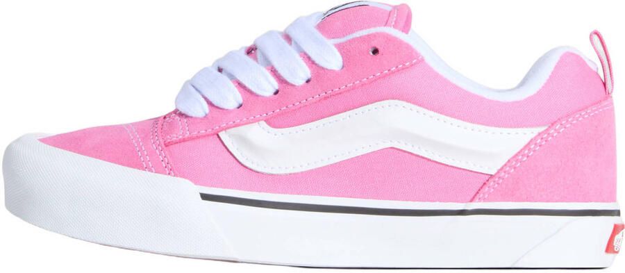VANS KNU Skool suede sneakers roze wit - Foto 3