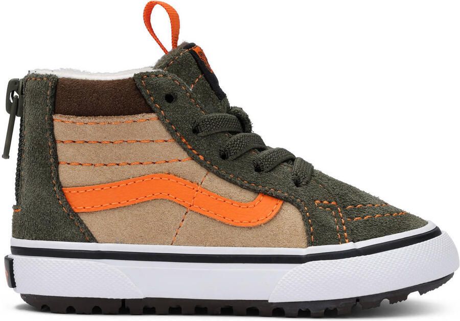 VANS MTE SK8-Hi sneakers donkergroen beige oranje