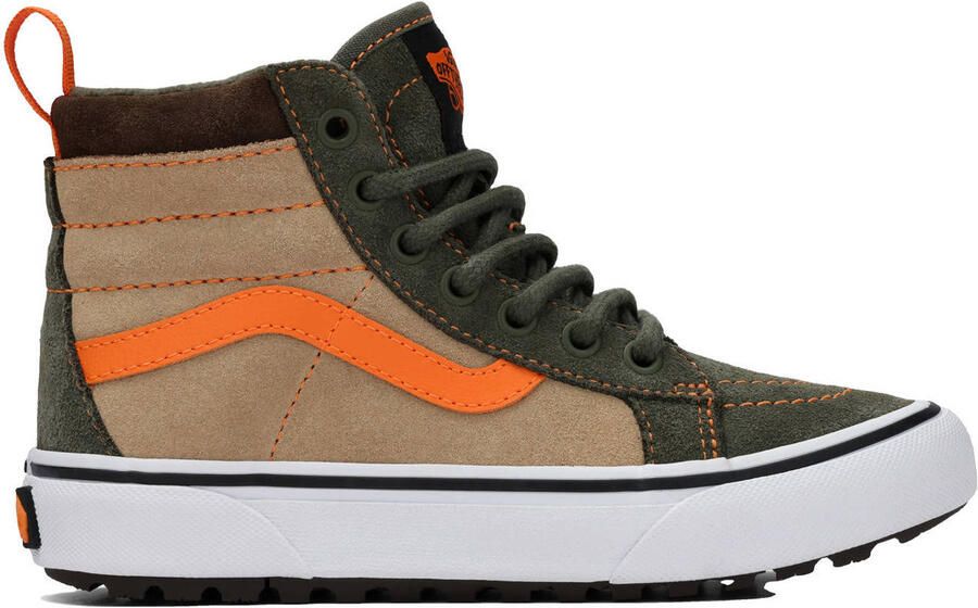 VANS MTE SK8-Hi sneakers donkergroen beige oranje