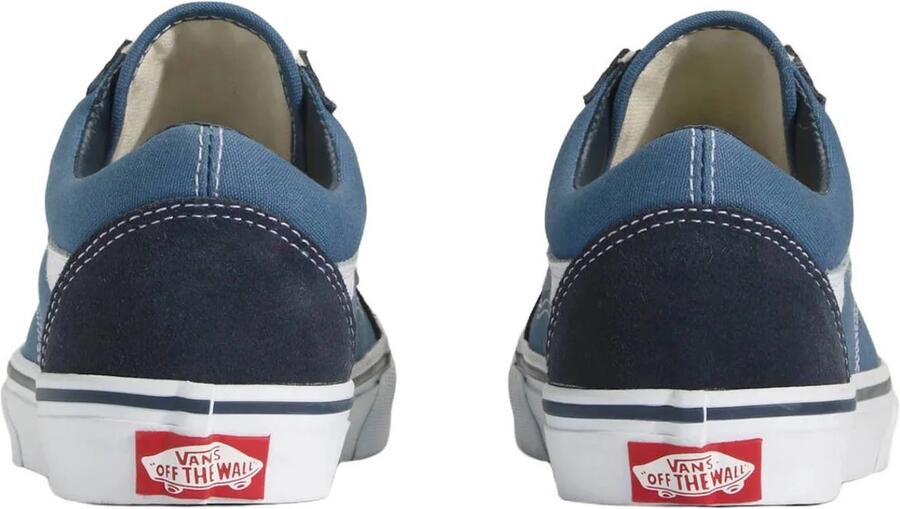 VANS Old Skool katoenen sneakers met print donkerblauw blauw - Foto 3
