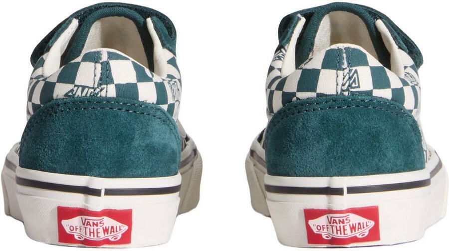 VANS Old Skool leren sneakers blauwgroen ecru - Foto 2