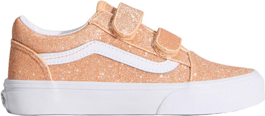 Vans Old Skool V Glitter Sneakers Roze