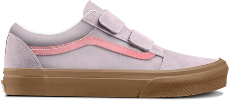 VANS Old Skool leren sneakers roze lila