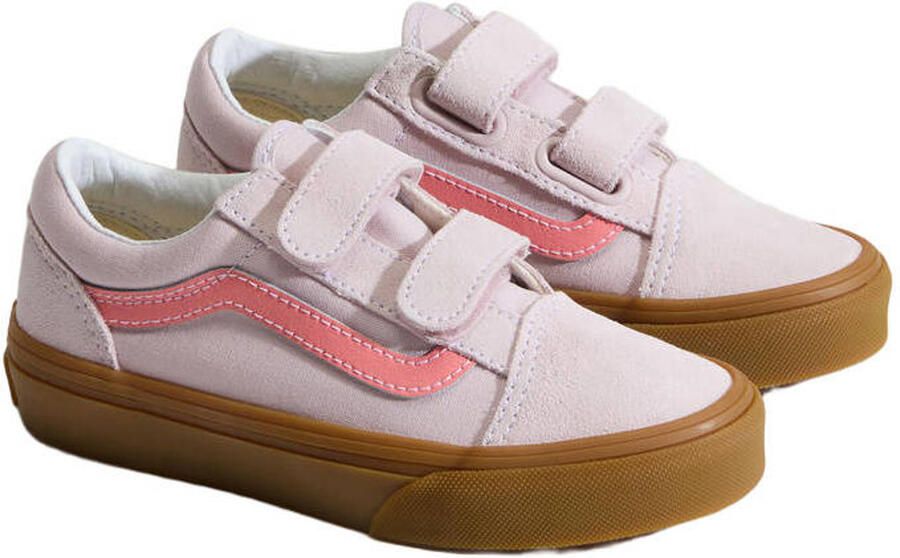 Vans Old Skool leren sneakers roze lila - Foto 3