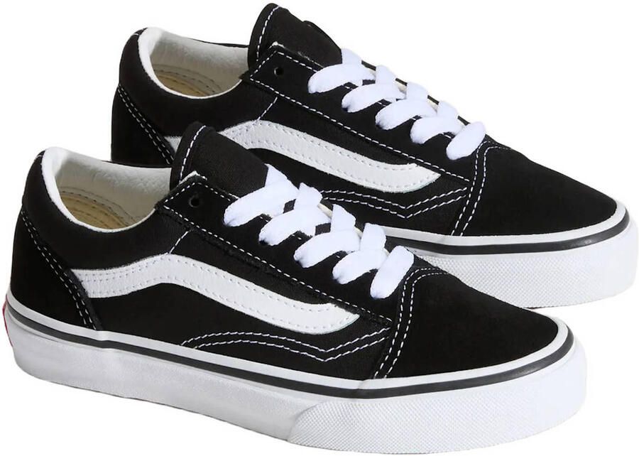 Vans Old Skool voorschools Schoenen Black Leer Textil 5 Foot Locker - Foto 5