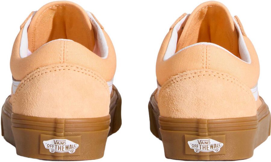 VANS Old Skool suede sneaker lichtoranje wit - Foto 2