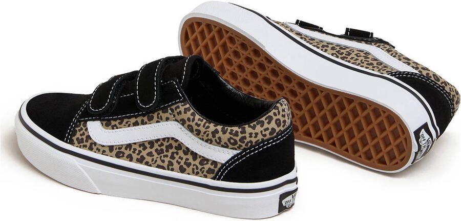 VANS Old Skool V sneakers zwart beige - Foto 2