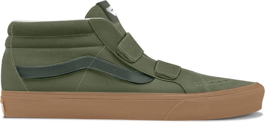 Vans SK8-Mid Reissue V suède sneakers olijfgroen groen