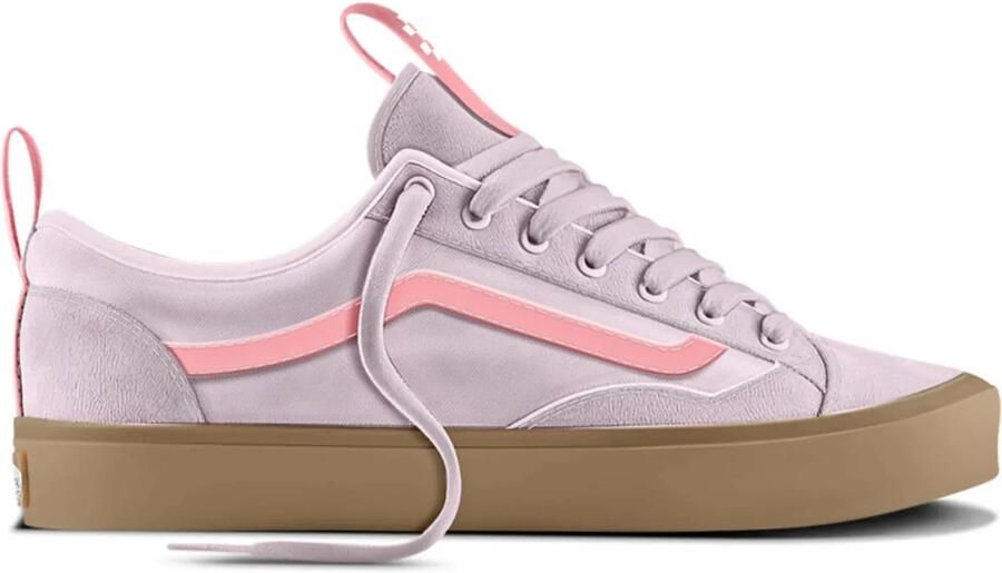 Vans Skate Old Skool 36 katoenen sneakers lila roze