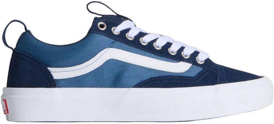 Vans Skate Old Skool leren sneakers donkerblauw blauw