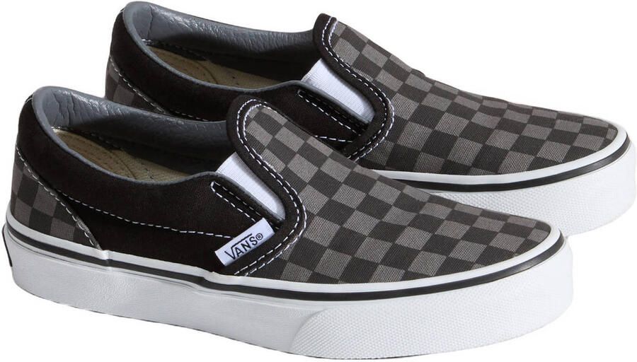 Vans Instappers UY Classic Slip-On (Checkerboard) Blk Pewter - Foto 3