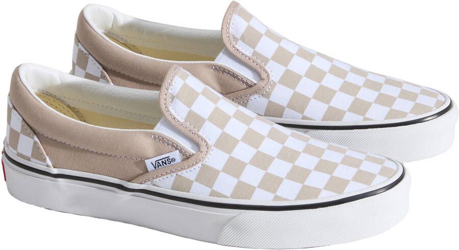 Vans Instappers Classic Slip-On COLOR THEORY CHECKERBOARD MUSHROOM - Foto 7
