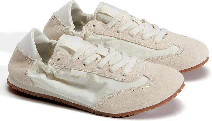 Vans Super Lowpro Ballet Light suède sneakers wit ecru - Foto 2