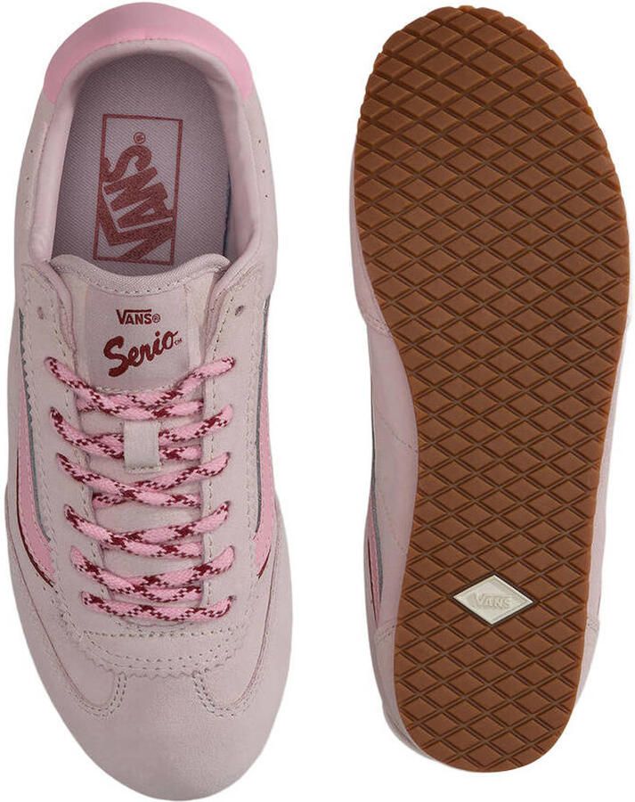Vans Super Lowpro katoenen sneakers lichtroze - Foto 3