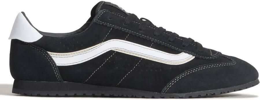 Vans Super Lowpro suède sneakers zwart