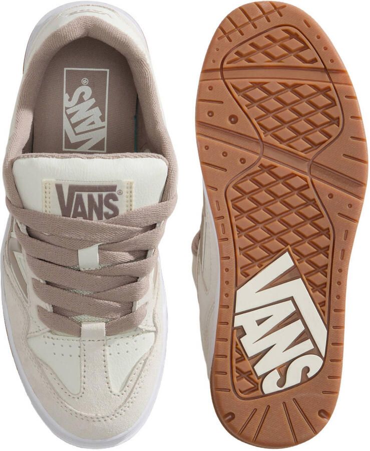 VANS Upland leren sneakers ecru roze - Foto 2