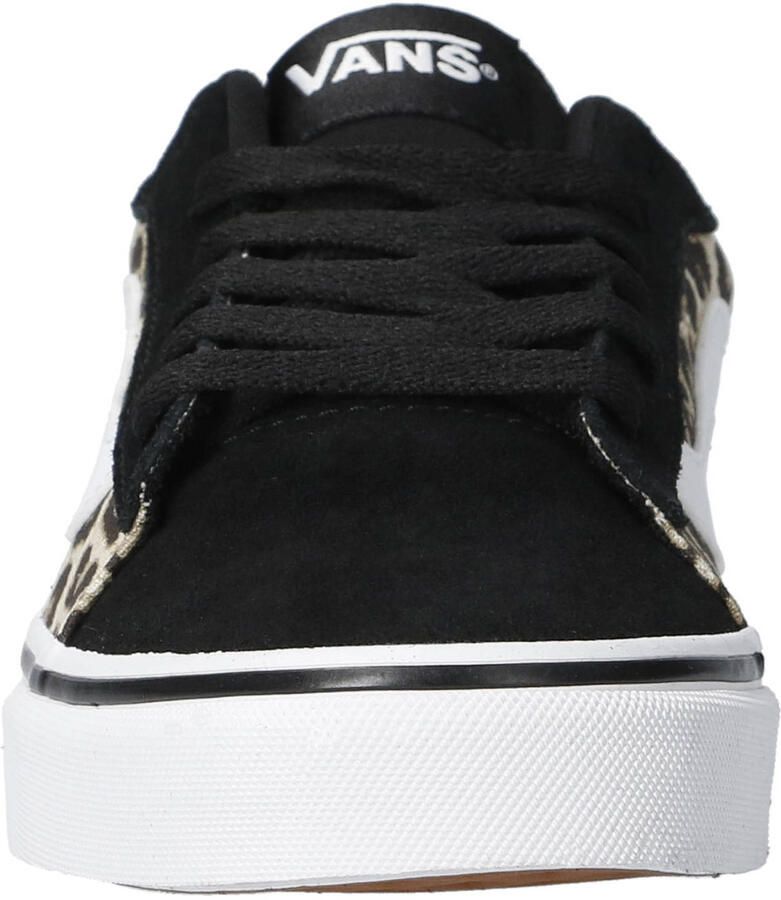 Vans Vero LS katoenen sneakers met panterprint camel zwart