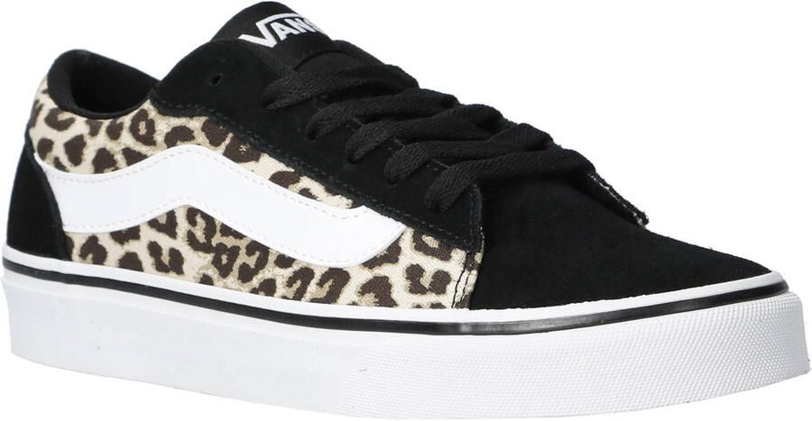 Vans Vero LS katoenen sneakers met panterprint camel zwart - Foto 2