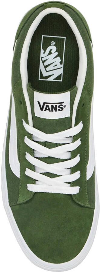 VANS Vero LS suede sneakers groen wit - Foto 2