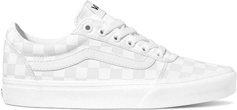 VANS Ward Checkerboard sneakers wit lichtgrijs