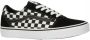 Vans Youth Ward Sneakers (Checkered) Black True White - Thumbnail 1