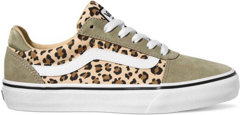 VANS Ward Deluxe sneaker groen dierenprint