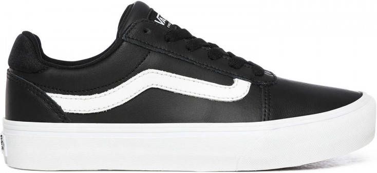Vans Ward Deluxe Dames Sneakers (Tumble) Black White