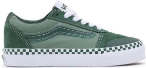 VANS Ward DW Checkerboard sneakers groen