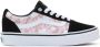 Vans Ward Marble Hearts sneakers roze zwart wit Canvas 32 - Thumbnail 1