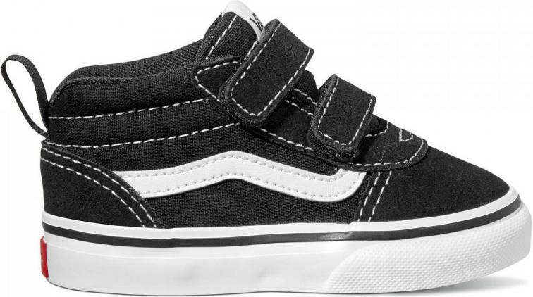 Vans Ward Mid sneakers zwart wit Jongens Meisjes Suede Meerkleurig 23 5