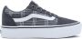 VANS Ward Plaid Platform sneakers grijs wit - Thumbnail 1