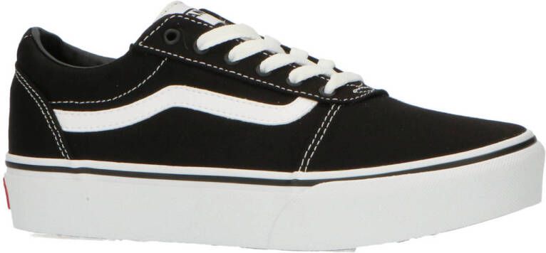 Vans Sneaker Laag My Ward Platform Canvas Black Zwart