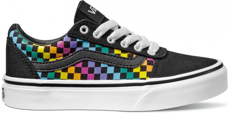 VANS Ward Rainbow Mini Check sneakers zwart multi