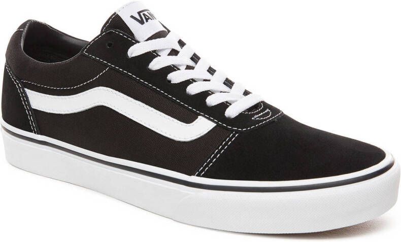 Vans Zwarte atletische sneakers voor met contrastdetails Black