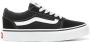 Vans Yt Ward Sneakers (Suede Canvas)Black White - Thumbnail 1
