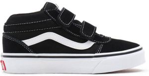 Vans YT Ward Mid V (SUEDE CANVAS)BLACK WHITE