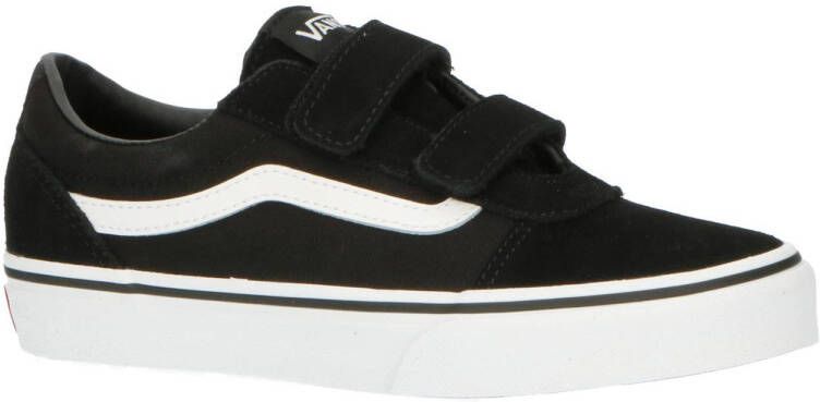 Vans Youth Ward V Suede Canvas Jongens Sneakers Black White