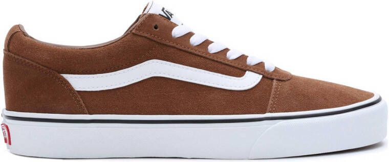 Vans Stijlvolle Lace-up Sportschoenen met Contrast Brown Heren